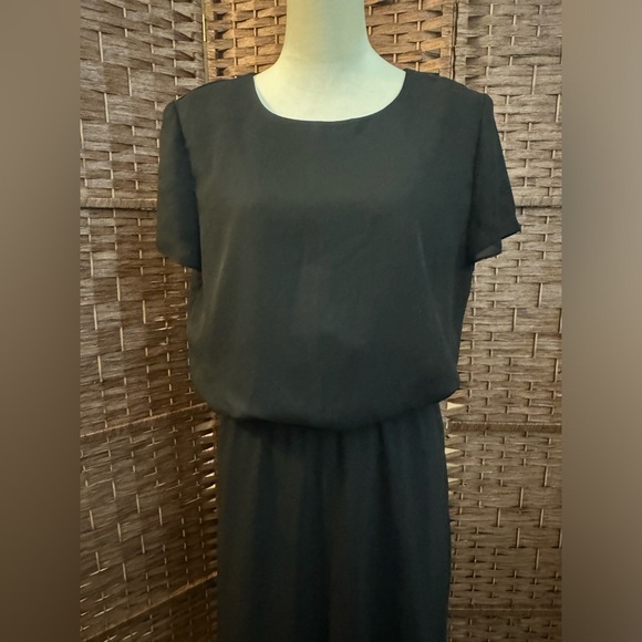 Positive Attitude Woman’s Long Formal Black Dress Size 12 - Picture 3 of 12